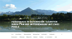 Desktop Screenshot of ferienhaus-in-kaernten.de